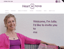 Tablet Screenshot of heartnova.com